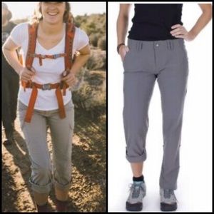 Marmot Convertible Roll Tab Gray Hiking Pants Sz 8